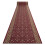 PASSATOIA GOMMATA BIDJAR bordo 100cm 100x400 cm 1