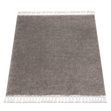 Carpet BERBER square 9000 brown Fringe Berber Moroccan shaggy 160x160 cm