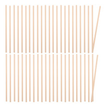 50Ud Palos De Madera Khaki Para Enseñanza Y Juegos Musicales
