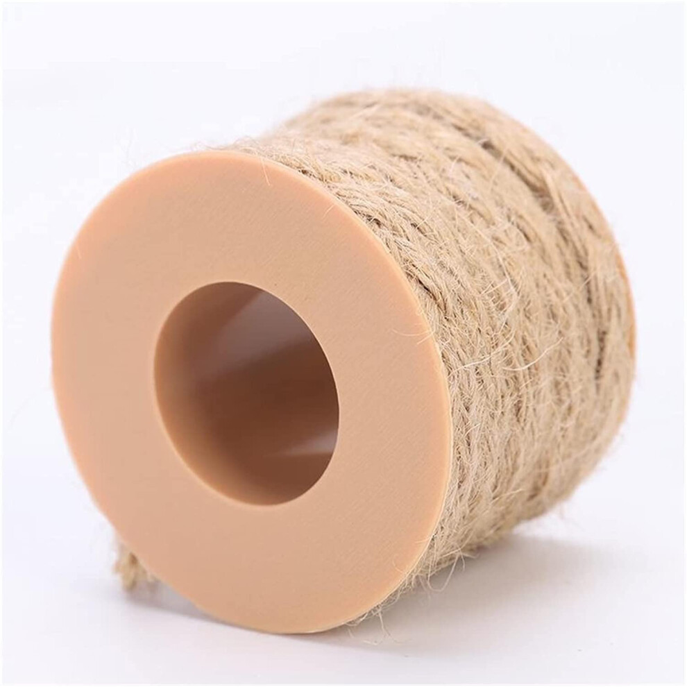 Jute Twine Rope Natural Jute Hemp Burlap For Macrame, 5M Length Wrapping Thread For Diy Crafts 9016109050410