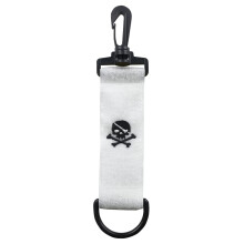 Gloves Tee Organizer Skull Head Gloves Band Attaches To Golf Bag And Golf Pants White Model A Easy Fastened