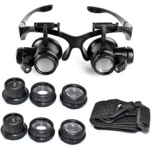 10x 15x 20x 25x Magnification, Adjustable Led Light Loupe for Jewelers