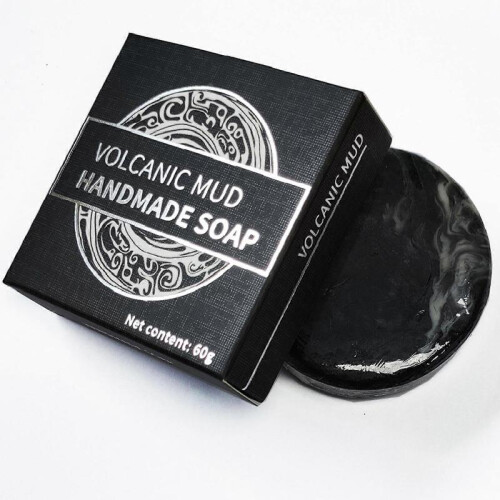 60g volcanic mud coffee soap: clean skin, refreshing bath soap. 1