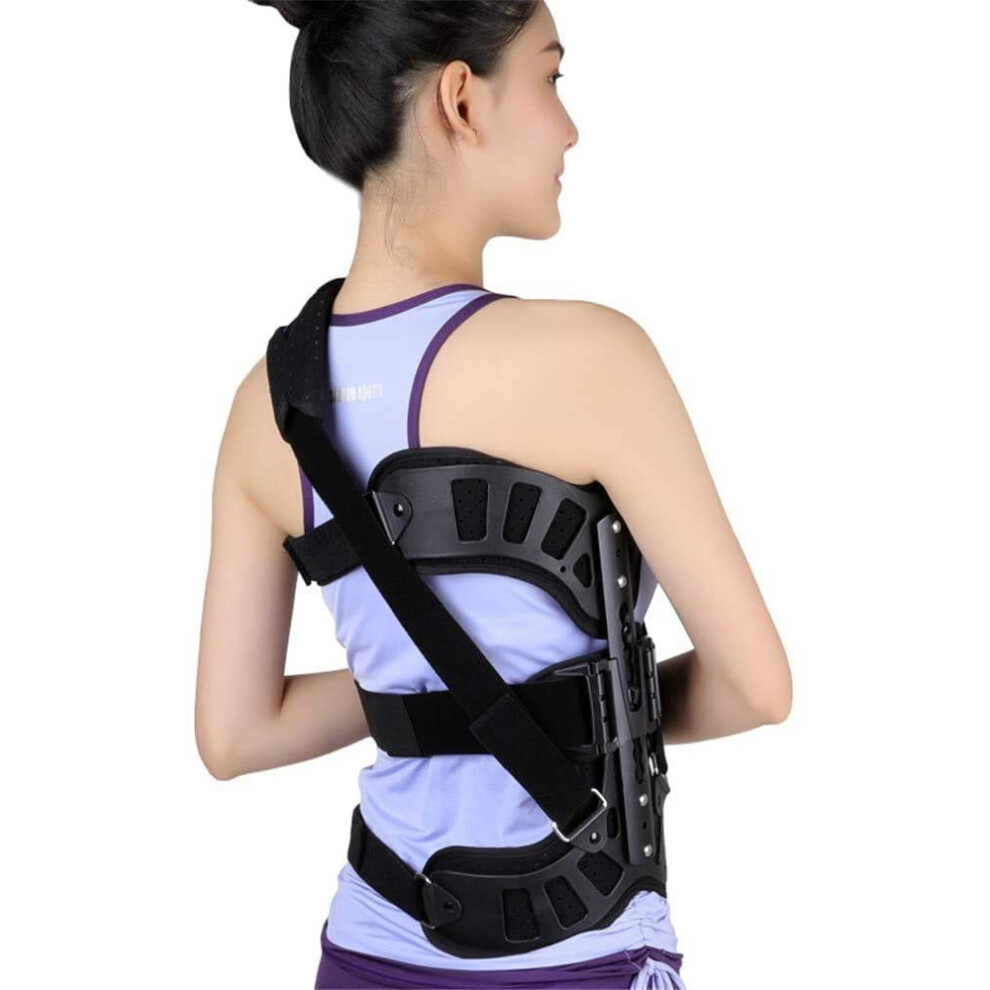 Scoliosis Posture Corrector Adjustable Spinal Orthosis For Back Postoperative Recovery Unisex Adults Size Adjustable