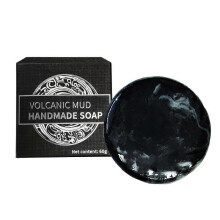 60g volcanic mud coffee soap: clean skin, refreshing bath soap.