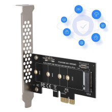 M.2 PCIe Adapter M.2 To PCIe 3.0 X4 Expansion Card NGFF NVMe M-Key PCIe X4 Adapter With Low Profile Bracket For Desktop PCI Express Slot