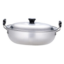Thickened Small Aluminum Cooking Pot With Lid Multifunction Ramen Noodle Saucepan Double-Handle Stew Pot For Soups Pasta