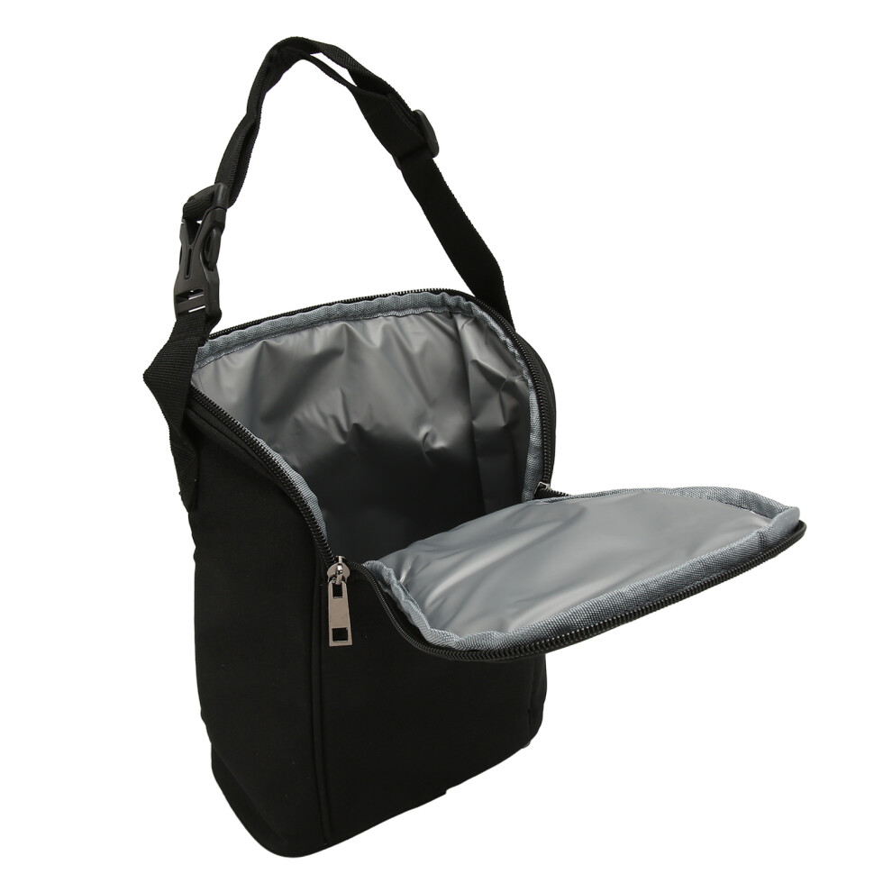 Spacious 3L Black Insulated Breastmilk Storage Bag with Stroller Attachment-image-OPC-PKQMNF2-NEW