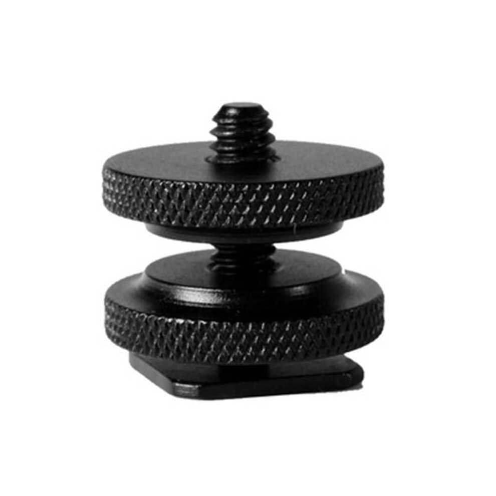 Professional 1/4Inch Double Nut Tripod Mount Screw To Flashes Camera Hot Shoe Adapter Accessories 9393856936489