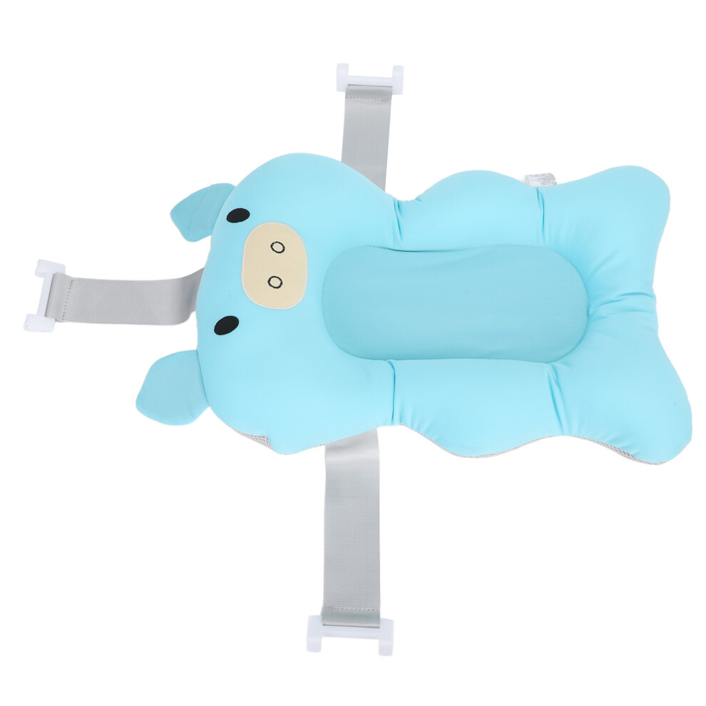 Baby Bath Tub Seat Cushion Soft Support Pillow For Infants & Babies Blue
