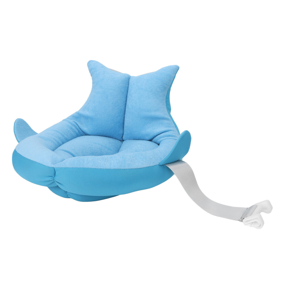 Baby Bathtub Cushion Blue, Soft Breathable Floating Infant Support Mat-image-OPC-PKQMNG5-NEW