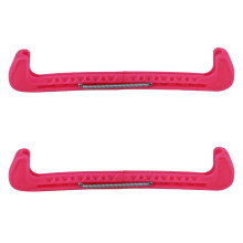 Skate Blade Protector Adjustable Ice Skate Blade Cover Two Piece Set Pink For Hockey And Figure Skating