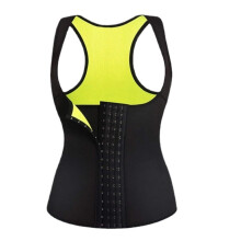 Back Support Waist Trainer Corset For Women Sauna Vest Black 5XL Waist Shaper Fitness Belt