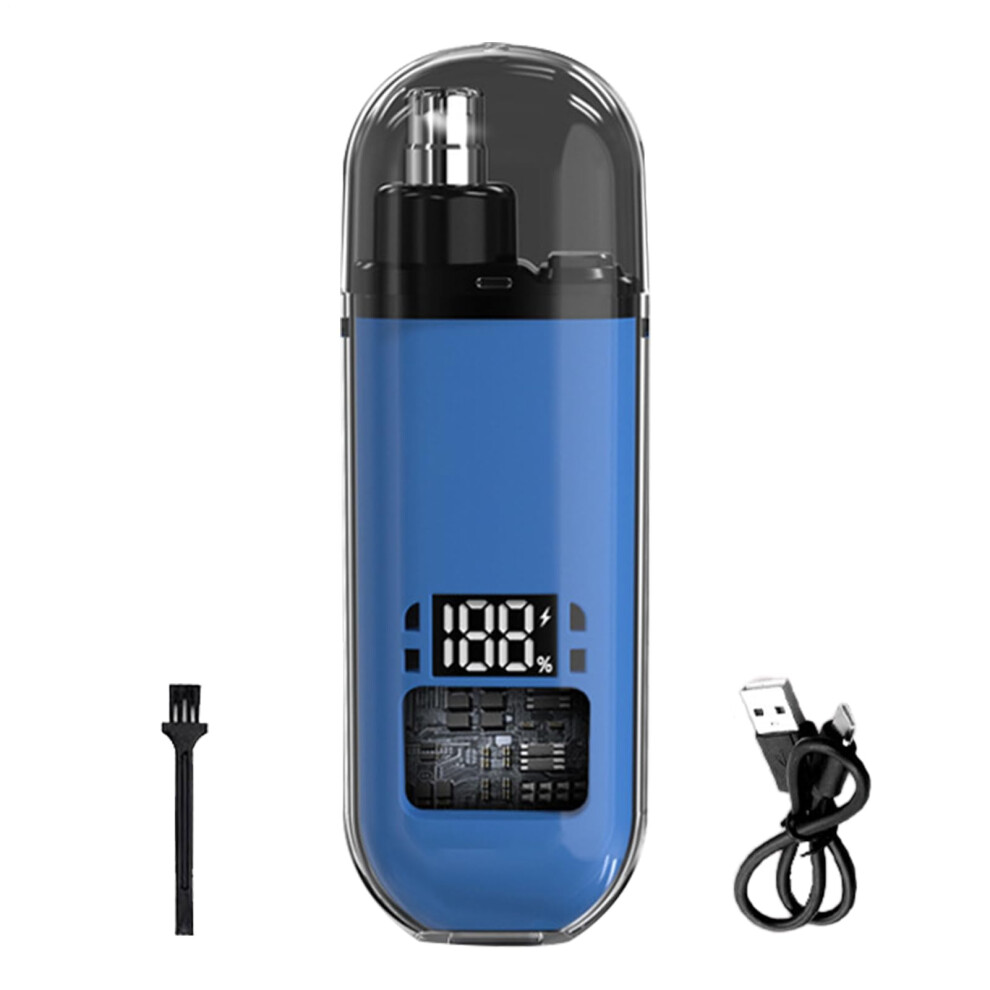 Ear Hair Trimmer Electric Nose Hair Trimmer Clipper Removable Head Rechargeable Digital Display For Nostril Cleaning