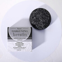 60g Keratin Protein Shampoo Bar: Black Soap Shampoo Bar.