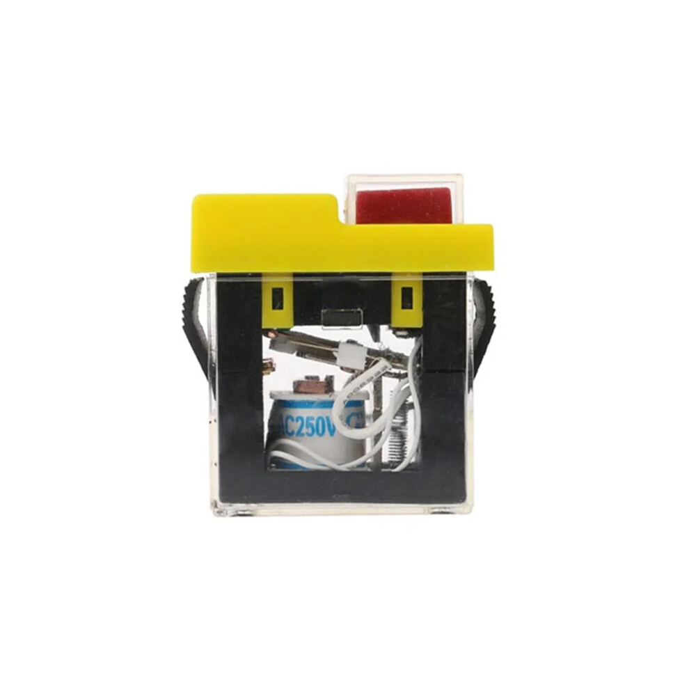 Waterproof Push Button Switch - Electromagnetic Self-Locking, On/Off, Ac 250V 6A, Control Box For Saw Cutter Drill 9016109052452