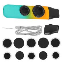 1 set aanpasbare toon kazoo, draagbaar voor ukulele en gitaar