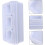 8Pcs Plastic Drawer Storage Boxes Small Desktop Organizer White Home Office Multi Functional Compartments 3