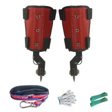 Tree Climbing Equipment 2 Gear Tools 304 Stainless Steel Non-Slip Pedals Adjustable Shoes Coconut Picking
