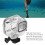 Action Cam 196ft Waterproof Shell for 11 Black Mini - Avoid Water Leakage 5