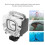 Action Cam 196ft Waterproof Shell for 11 Black Mini - Avoid Water Leakage 3