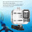 Action Cam 196ft Waterproof Shell for 11 Black Mini - Avoid Water Leakage 4