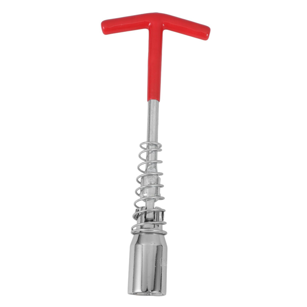 Spark Plug Socket Wrench T-Handle Flexible Angle Remover And Installer Tool For Multiple Car Models Metal Construction 9393856938636