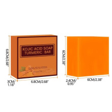 Handcrafted Turmeric And Ginger Soap Bath Facial And Body Cleansing Bars -3PCS