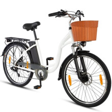 E-Bike - DYU C6 - 26 Zoll - Motor 350W - Batterie 36V 12,5Ah - 6 Gänge Shimano