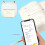 Small Sticker Printer Wireless Pocket Sticker Printer Thermal Photo Printer White And Dark Grey Heather 3