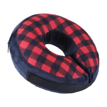 Soft Dog Donut Collar Adjustable Inflatable Recovery Cone 15.75x5.31x17.72 Inches Comfortable Anti Lick Bite Cushion Dogs And Cats