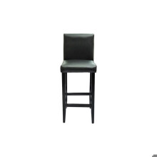 Conjunto de 6 bancos de bar design cadeira assento de couro sintético preto 1202072