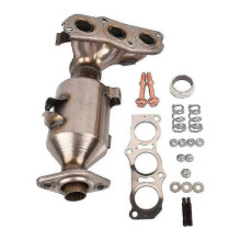 Direct Fit Catalytic Converter with Installation Kit for Citroen C1 & Peugeot 107 1.0L Petrol