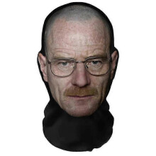 Realistic Walter White 3D Printed Full Face Mask for Cosplay and Halloween Events
