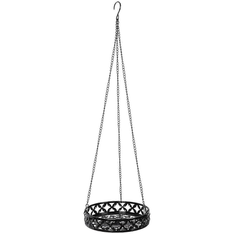 Set Hanging Basket Flower Pot Holder Balcony Ornaments Plant Display Stand