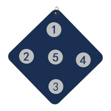 Fencing Target Wall-Hang Type Outdoor Indoor Double-Sided 33 X 33 Cm Five-Game Home Fencing Gears For Epee Training