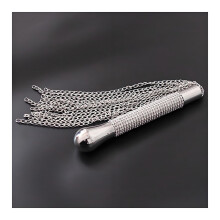 SM BDSM Sex Flogger With Metal Diamond-Handle Chain Flogger, Fetish Paddle Tickler, Bondage Toys For Adults