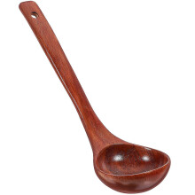Long Handle Wooden Soup Ladle, Portable Soup Ladle, Kitchen Soup Ladle for Home