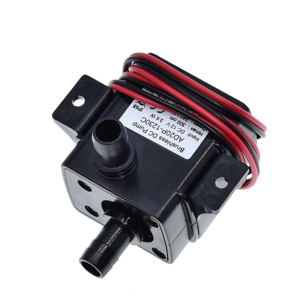 Submersible Pool Water Pump Dc 12V 3M Cord 240L/H Ultra Quiet Brushless Motor Solar Black 9354506904449