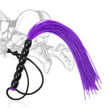 Whip Rubber Tassels Flogger For SM Spanking Riding Crop BDSM Bondage Cosplay Sex Toy