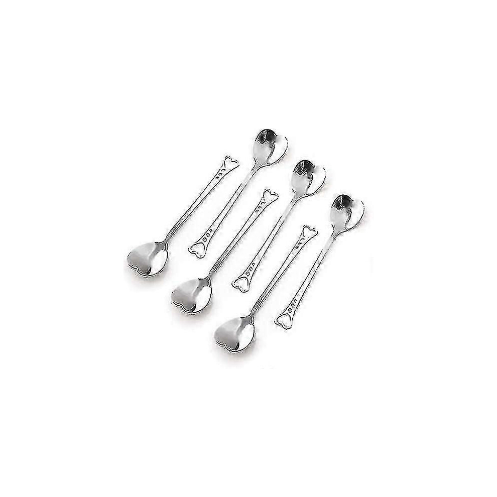 Espresso spoons, small dessert spoons in stainless steel 13 cm