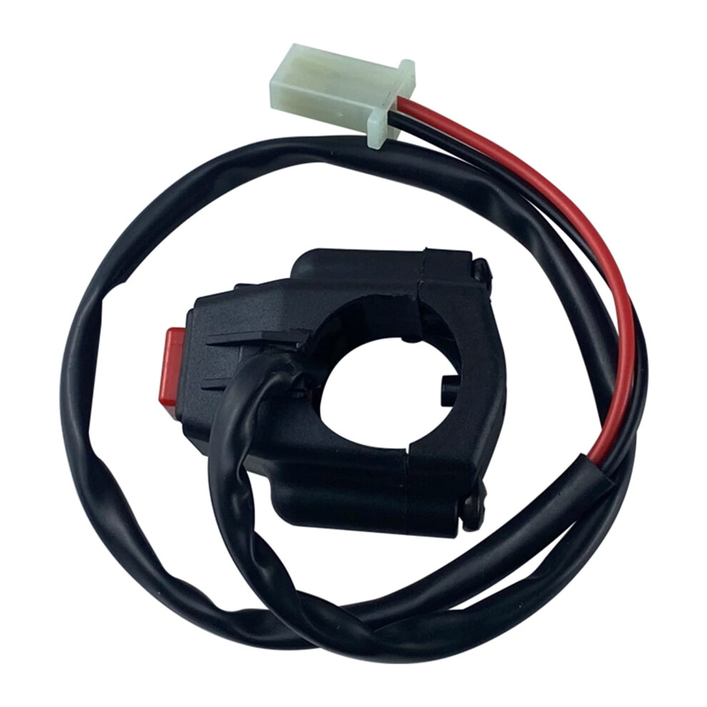 Atv Dit Bike Motorcycle Handlebar Motorbike Power Ignition Start Button With Square Cannula Connector On/Off Switch Red 9016109054609