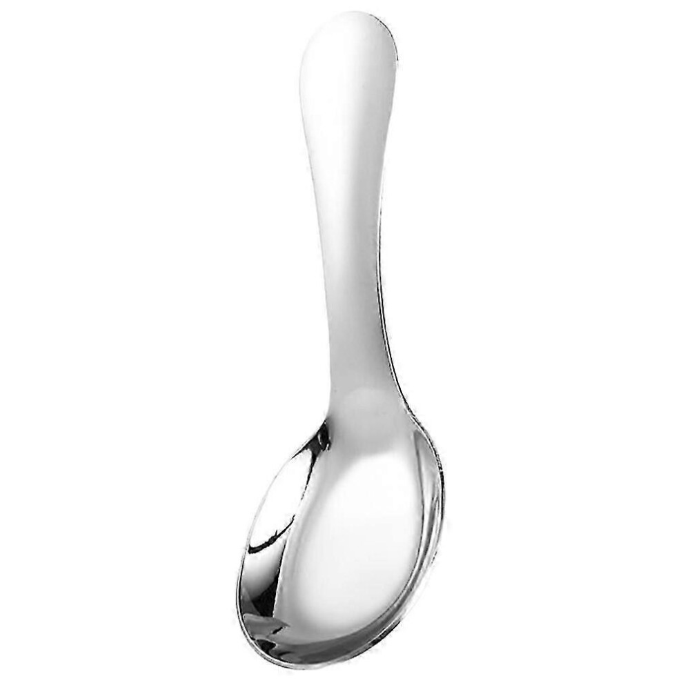 Stainless steel spoon, short handle spoon, porridge spoon, rice spoon, children's spoon
