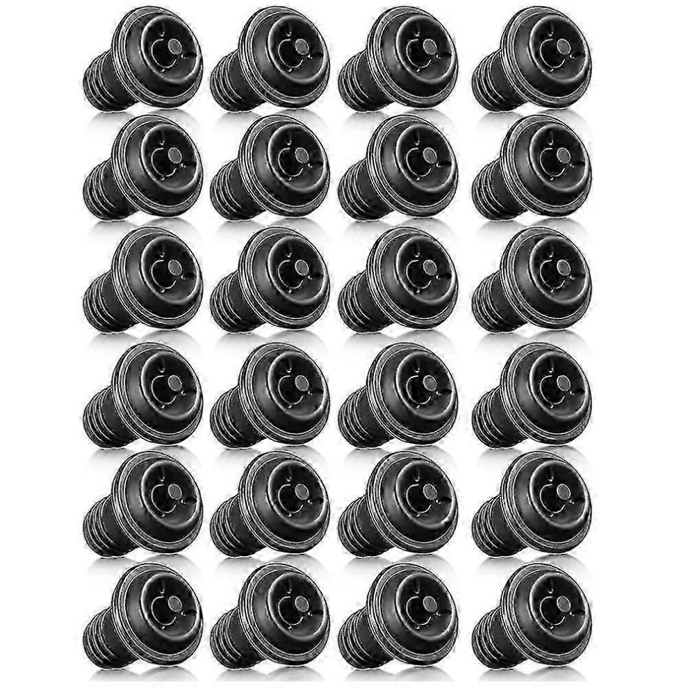 Set of 24 resealable, reusable, and reusable wine stoppers.