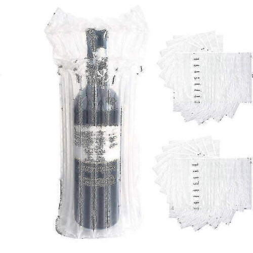 Pack of 20 Inflatable Shockproof Wine Bottle Covers