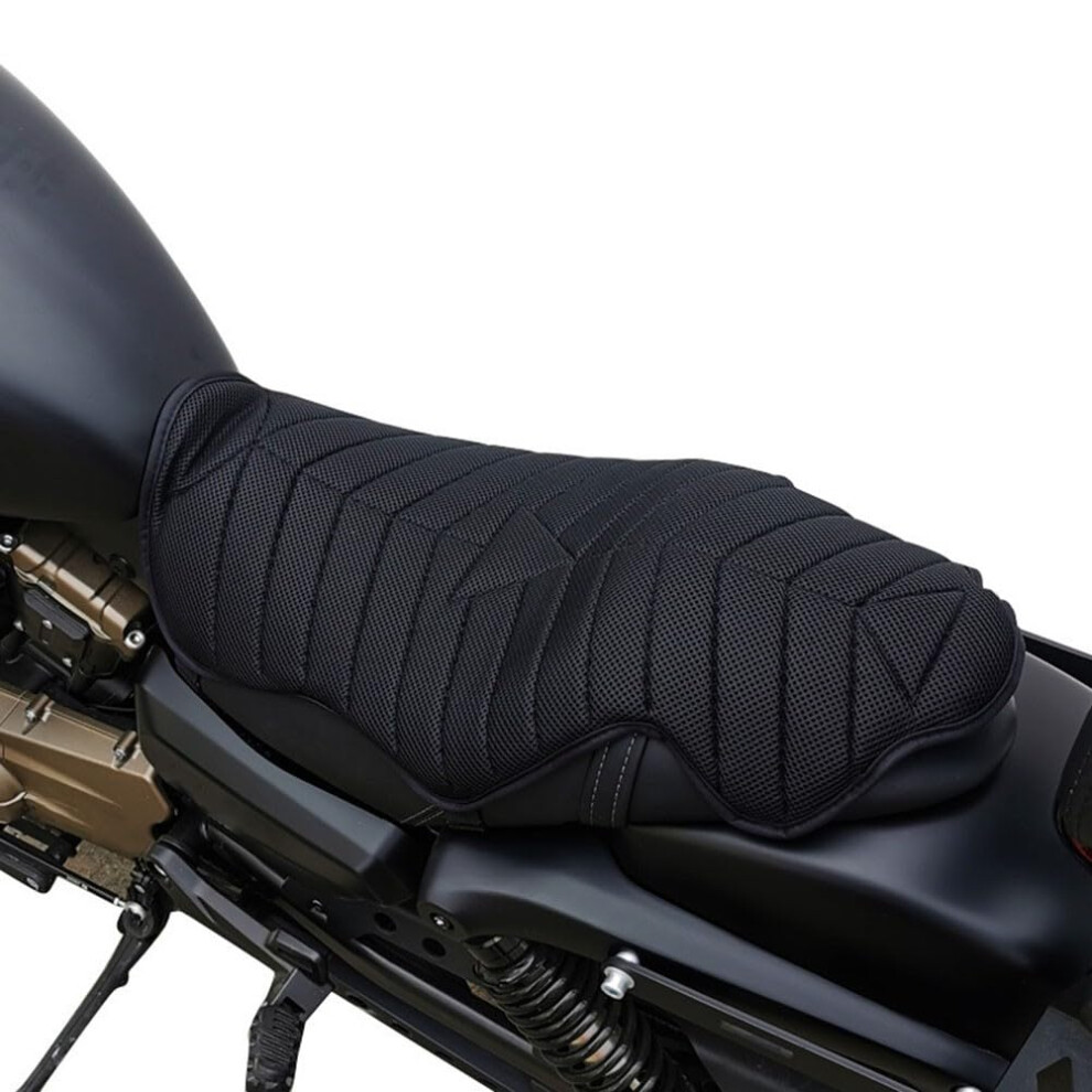 Breathable Motorcycle Seat Pad With Shock Absorption Universal Fit Gel Foam Cushioned Pad For Hot Days 9016109054678