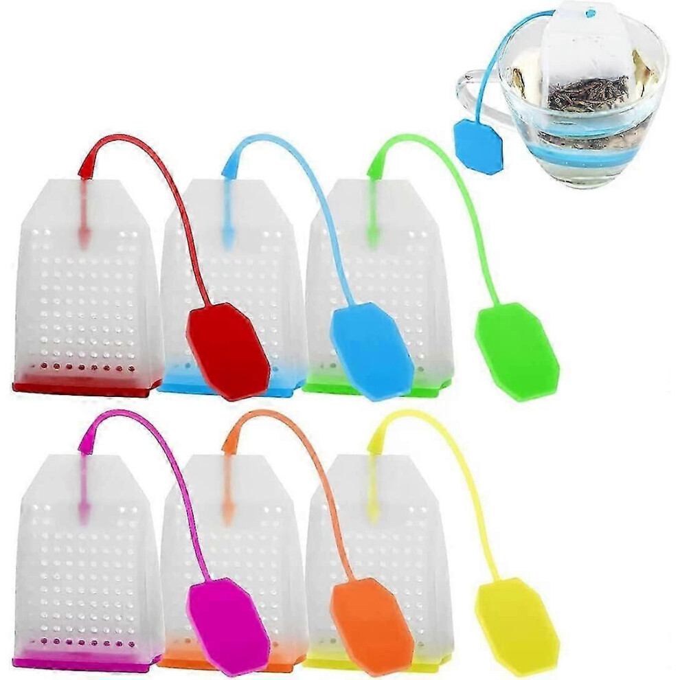 Tea Infuser for Loose Tea, Tea Filter, Tea Bags, Reusable Tea Strainer (6 Colors)