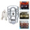 4Sets Silver Iron Toolbox Lock Buckle with Key Durable Toolbox Latch 3