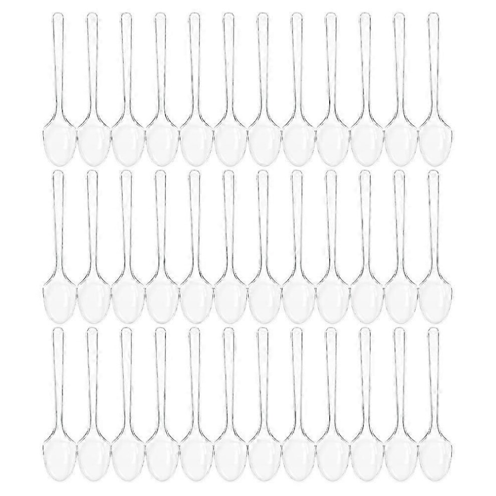 Pack Of 200 Espresso Spoons, Ice Spoons, Tea Spoons, Disposable Cutlery Cream