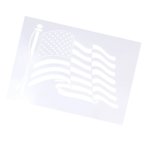 1 diy amerikanische elemente schablone 27x38 cm